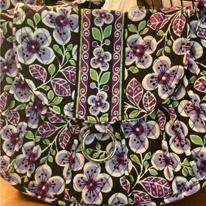 Vera Bradley Plum Petals Saddle Up bag NWOT